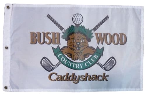 Caddyshack Bush Wood Country Club Golf Pin 14x20 Golf Flag