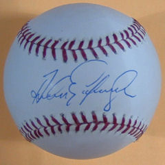 Andres Galarraga Autographed Baseball