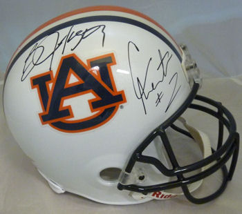 Bo Jackson & Cam Newton Autographed Auburn Tigers Heisman Full S