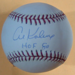 Al Kaline Autographed Detroit Tigers MLB Baseball w/"HOF 80" ins