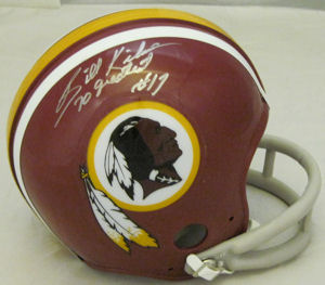 Billy Kilmer Autographed Washington Redskins Mini Helmet