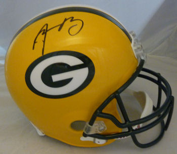 Aaron Rodgers Autographed Green Bay Packers Full Size Replica He