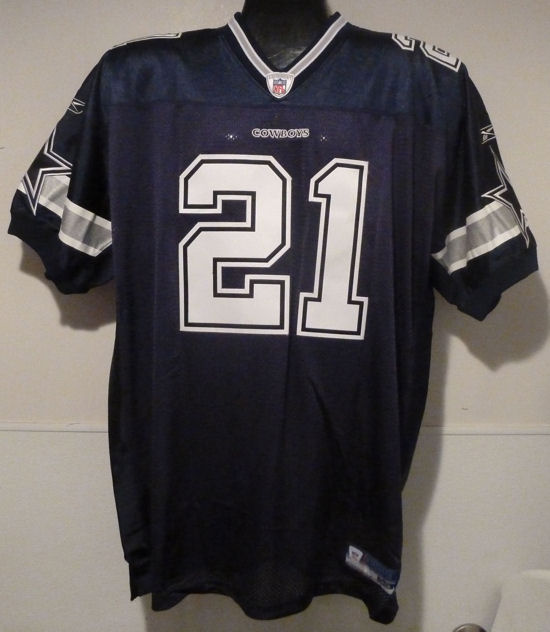 DEION SANDERS AUTOGRAPHED DALLAS COWBOYS REEBOK SIZE 56 BLUE JERSEY w/HOF 2011 eBay