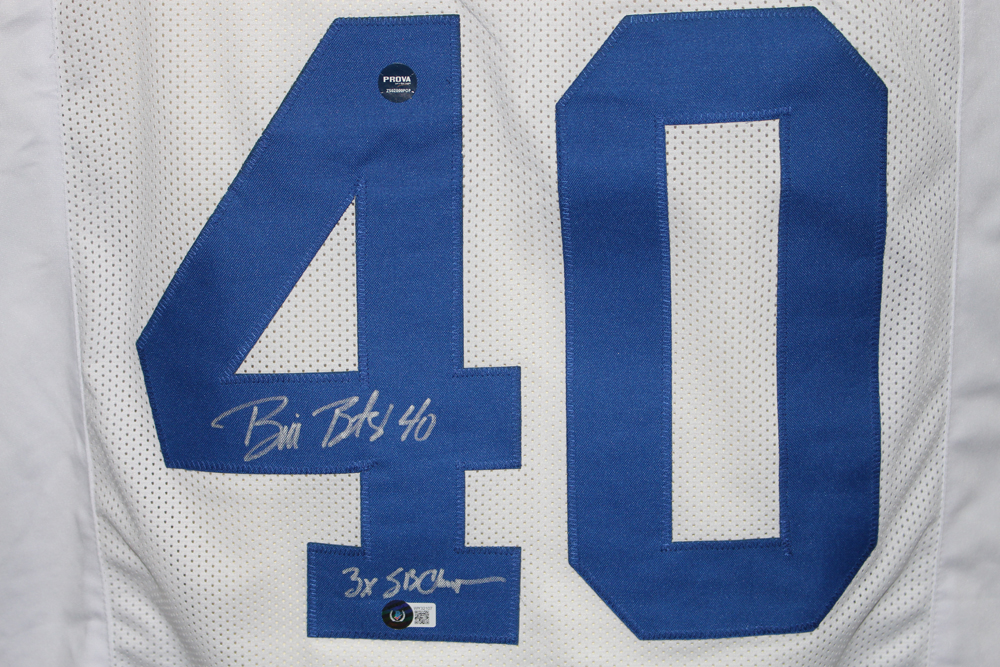 Bill Bates Autographed Signed Dallas Cowboys Xl PSA/DNA