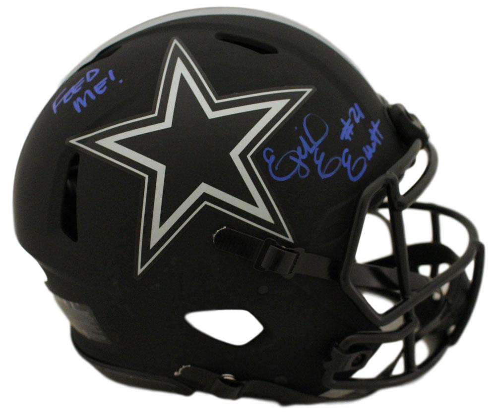 ezekiel elliott signed helmet