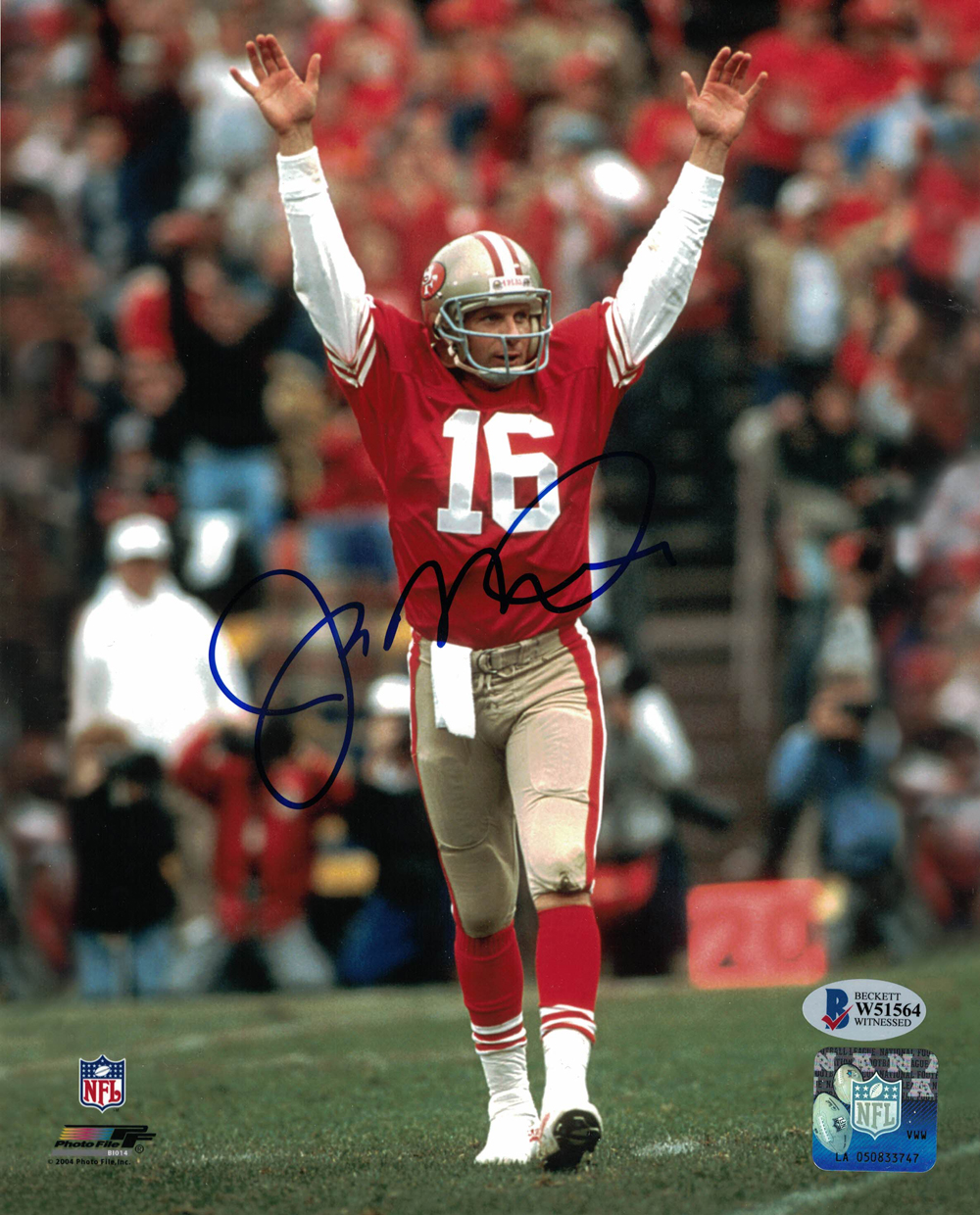 joe montana autograph