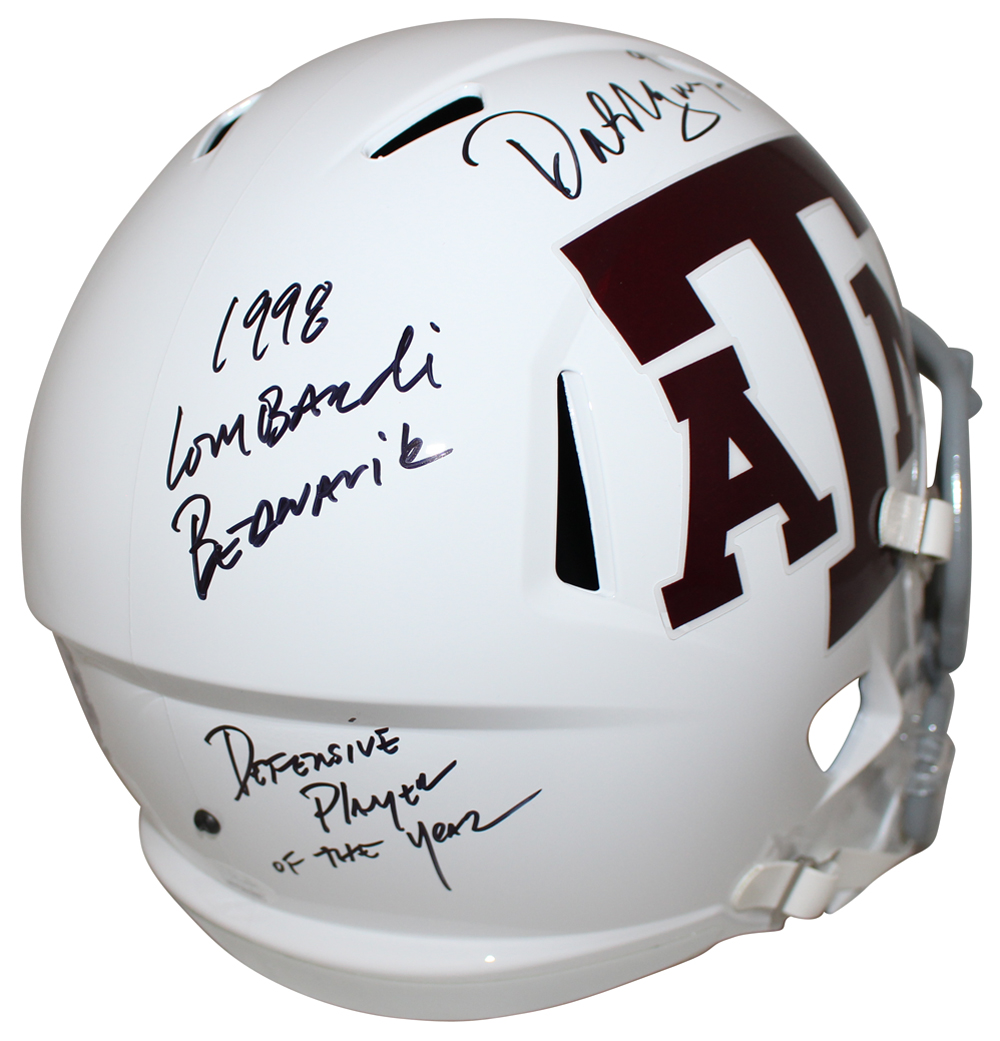 Dat Nguyen Autographed Texas A/&M Aggies Speed Replica Helmet 4 Insc JSA