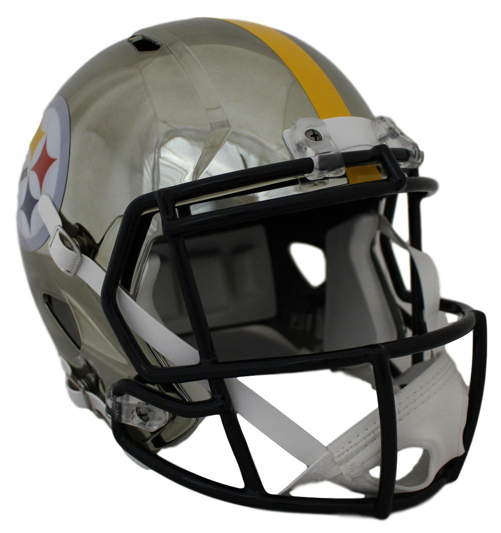 Pittsburgh Steelers Full Size Chrome Speed Replica Helmet New In Box 11711 | eBay