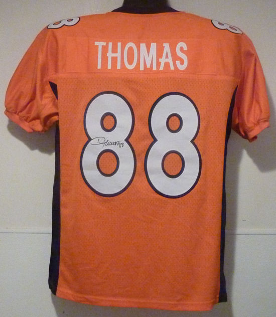 Demaryius Thomas Autographed Signed Denver Broncos Orange Jersey w COA