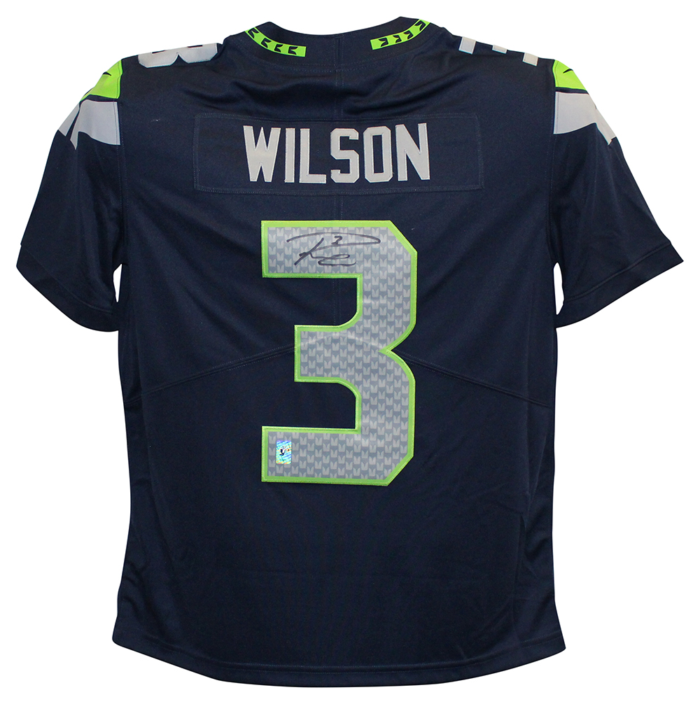 Russell Wilson Autographed Seattle Seahawks Nike Large