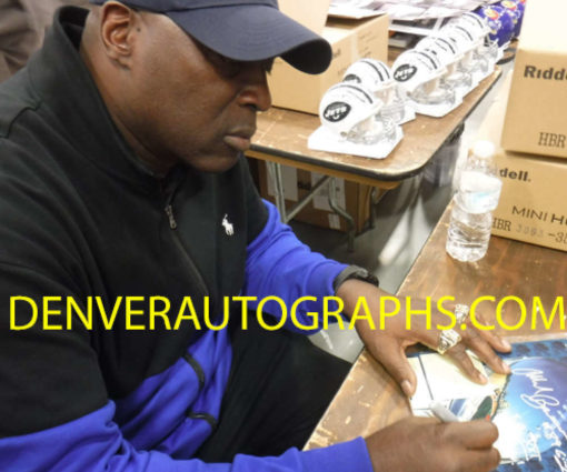 Ottis Anderson Autographed/Signed New York Giants 8x10 Photo Composite 10011 PF