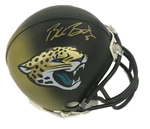 Blake Bortles Autographed Jacksonville Jaguars Riddell Mini Helmet JSA 10023
