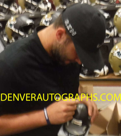 Blake Bortles Autographed Jacksonville Jaguars Riddell Mini Helmet JSA 10023