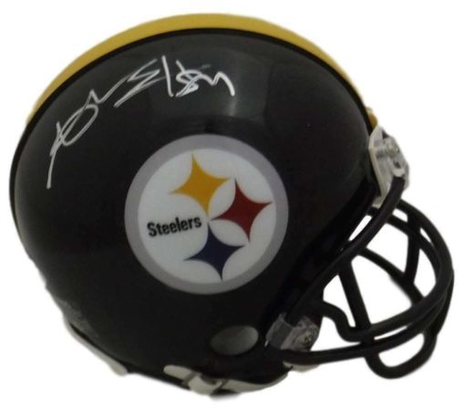 Antonio Brown Autographed/Signed Pittsburgh Steelers Mini Helmet JSA 10026