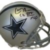 Larry Brown Autographed/Signed Dallas Cowboys Mini Helmet SB MVP JSA 10032