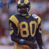 Henry Ellard Autographed/Signed Los Angeles Rams 8x10 Photo 10048