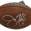 Joe Flacco Autographed Baltimore Ravens SB XLVII Football SB MVP PSA 10051