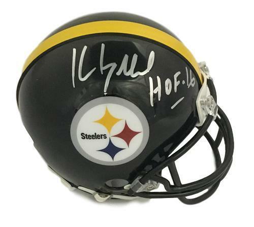 Kevin Greene Autographed Pittsburgh Steelers Riddell Mini Helmet HOF JSA 10059