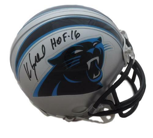 Kevin Greene Autographed Carolina Panthers Riddell Mini Helmet HOF JSA 10060