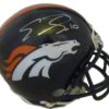 Emmanuel Sanders Autographed Denver Broncos Riddell Mini Helmet JSA 10076