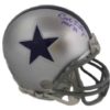 Bob Lilly Autographed Dallas Cowboys 64-66 Mini Helmet Blue HOF JSA 10077