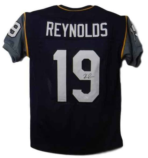 Keenan Reynolds Autographed Navy Midshipmen XL Navy Blue Jersey JSA 10090