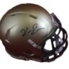 Keenan Reynolds Autographed Navy Midshipmen Gold Mini Helmet JSA 10091
