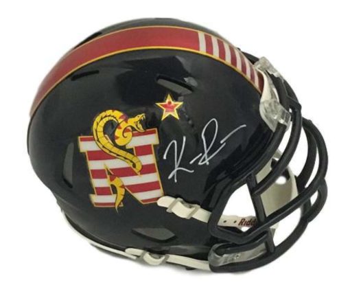 Keenan Reynolds Autographed/Signed Navy Midshipmen Mini Helmet JSA 10092