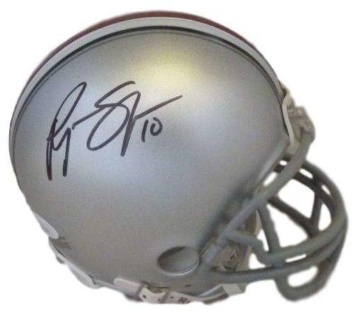 Ryan Shazier Autographed/Signed Ohio State Buckeyes Mini Helmet JSA 10110