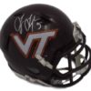 Tyrod Taylor Autographed Virginia Tech Hokies Speed Mini Helmet JSA 10115