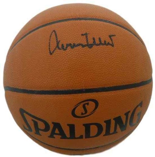 Jerry West Autographed Los Angeles Lakers Spalding I/O Basketball JSA 10118