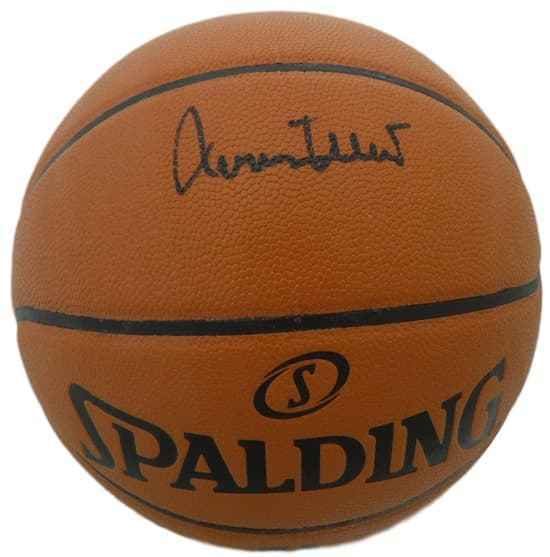 Jerry West Autographed Los Angeles Lakers Spalding I/O Basketball JSA 10118