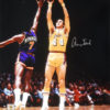 Jerry West Autographed/Signed Los Angeles Lakers 16x20 Photo PSA 10120