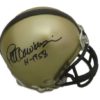 Pete Dawkins Autographed Army Black Knights Mini Helmet HT 1958 JSA 10129