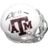 Mike Evans Autographed Texas A&M Aggies Riddell White Mini Helmet JSA 10134