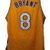 Kobe Bryant Autographed/Signed Los Angeles Yellow XL Jersey PSA 10143