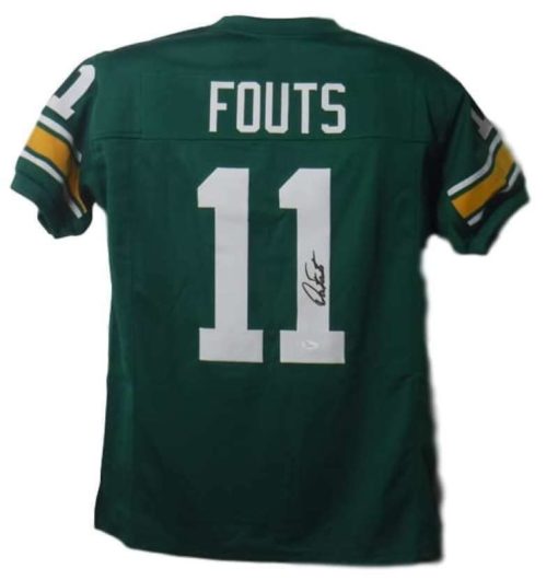 Dan Fouts Autographed/Signed Oregon Ducks XL Green Jersey JSA 10145