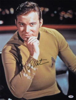 William Shatner Autographed/Signed Star Trek 16x20 Photo PSA 10157