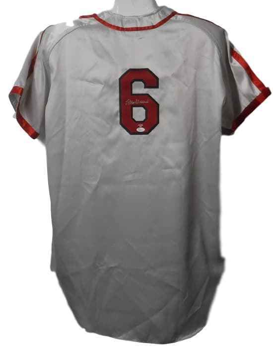 Stan Musial Autographed St Louis Cardinals 4XL M&N Satin Jersey JSA 10165 –  Denver Autographs