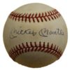 Mickey Mantle Autographed/Signed New York Yankees AL Baseball JSA LOA 10180