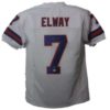 John Elway Autographed/Signed Denver Broncos White TB XL Jersey JSA 10202