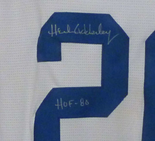 Herb Adderley Autographed/Signed Dallas Cowboys White XL Jersey HOF 10307