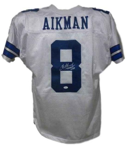 Troy Aikman Autographed/Signed Dallas Cowboys Wilson XL Jersey JSA 10316