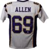 Jared Allen Autographed/Signed Minnesota Vikings XL White Jersey JSA 10327