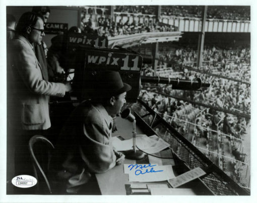 Mel Allen Autographed/Signed New York Yankees 8x10 Photo JSA 10353