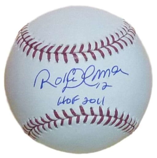 Roberto Alomar Autographed/Signed Toronto Blue Jays OML Baseball HOF JSA 10355