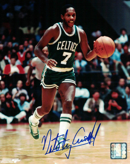 Nate Archibald Autographed/Signed Boston Celtics 8x10 Photo 10379 PF