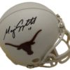 Major Applewhite Autographed/Signed Texas Longhorns Mini Helmet 10381