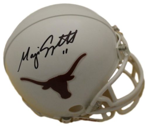 Major Applewhite Autographed/Signed Texas Longhorns Mini Helmet 10381