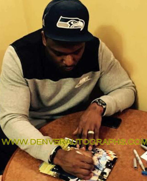 Cliff Avril Autographed/Signed Seattle Seahawks 8x10 Photo JSA 10398 PF